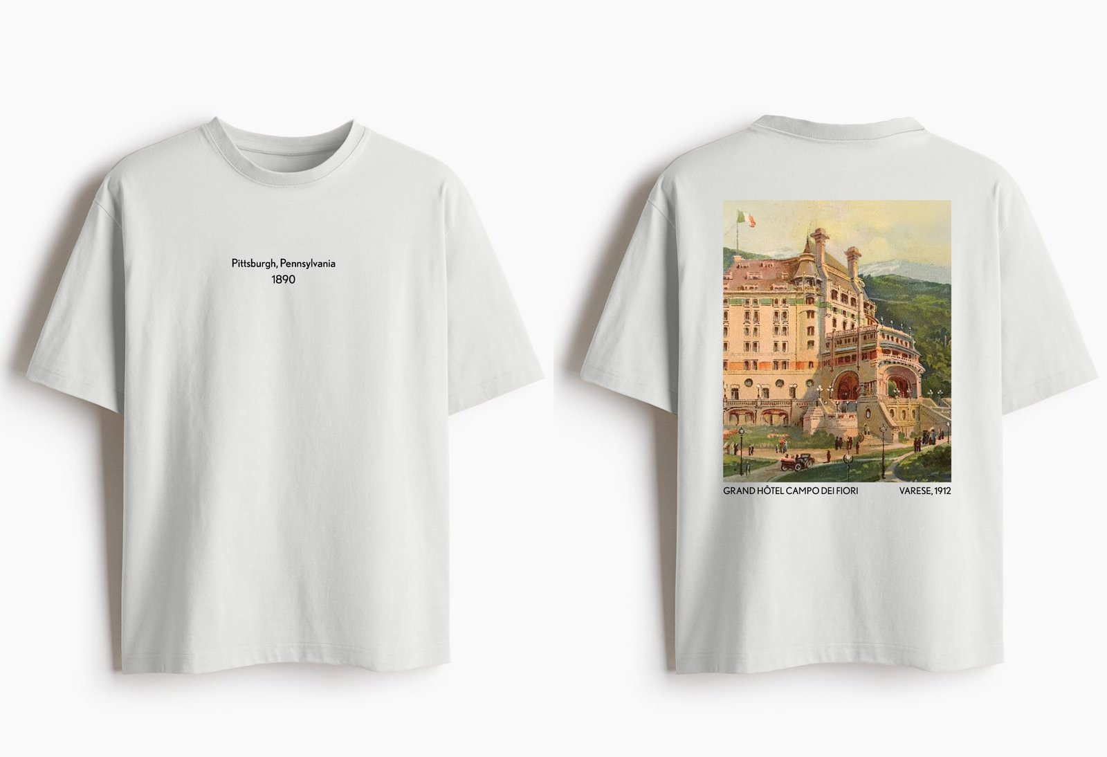 Maglietta modello I: Bianca, Grand Hôtel
