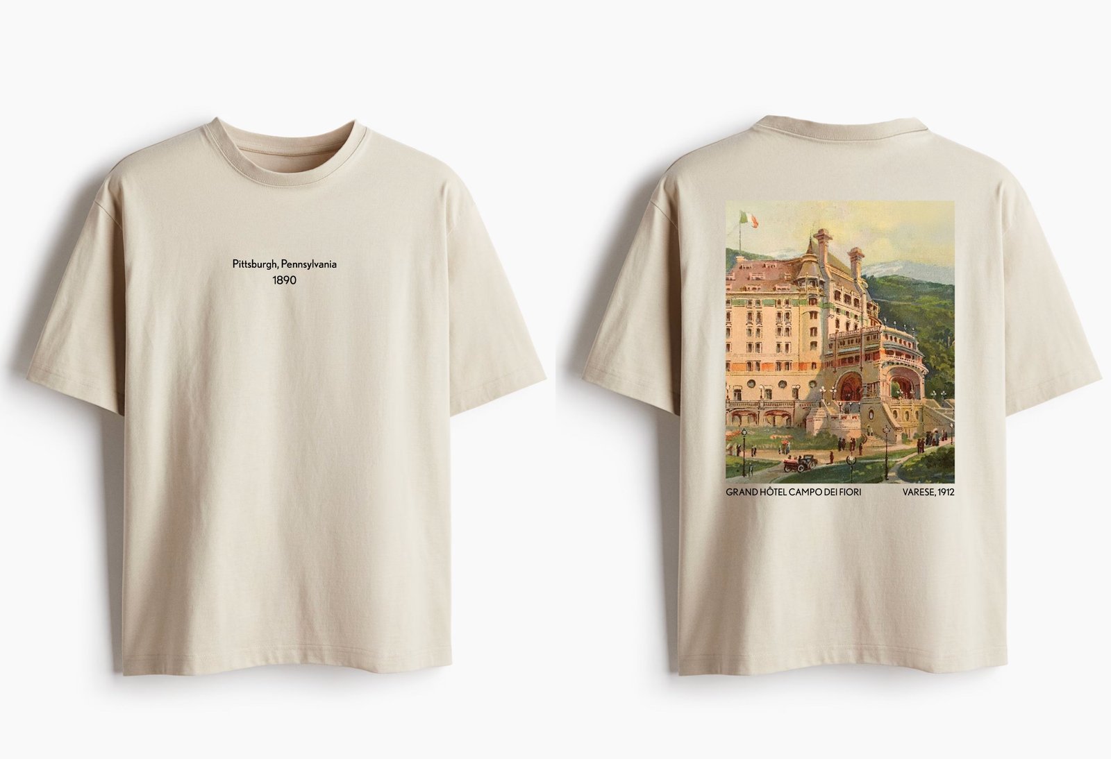 Maglietta modello J: Sabbia, Grand Hôtel